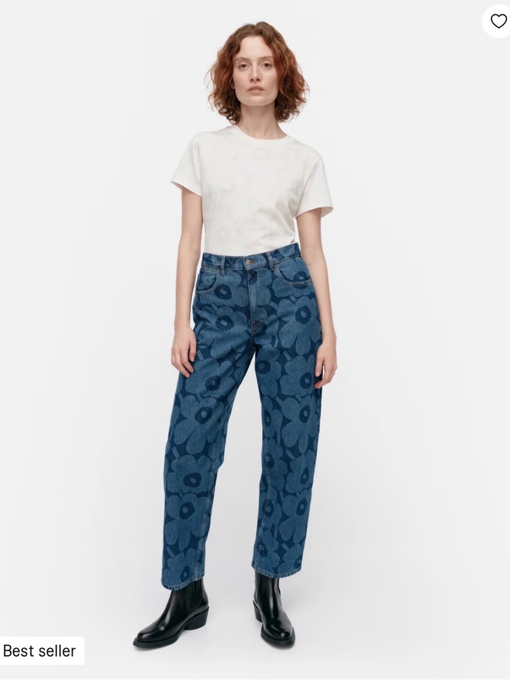 Marimekko Maridenim Barrel Unikko jeans size 29